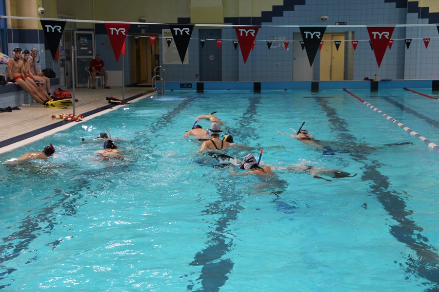 Hokej pod wodą Walenie Hydra w Michałkowicach 2017